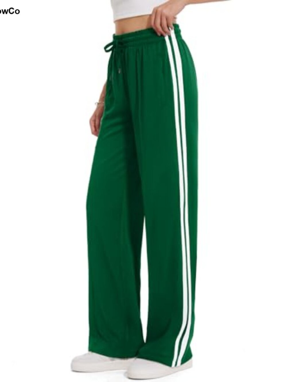 Track Pants Loose Straight Leg Jogging Sweatpants Warm-Up Athletic